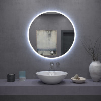Okrúhle zrkadlo REA 50 cm - s LED podsvietením
