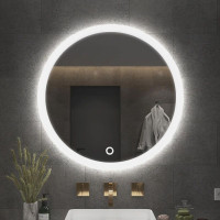 Okrúhle zrkadlo REA 80 cm - s LED podsvietením