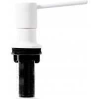 Okrúhly dávkovač REA 300 ml na zabudovanie do drezu - biely