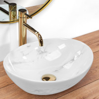 Keramické umývadlo Rea SOFIA NATURE MARBLE - imitácia mramoru
