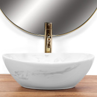Keramické umývadlo Rea SOFIA NATURE MARBLE - imitácia mramoru