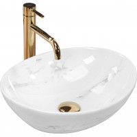 Keramické umývadlo Rea SOFIA NATURE MARBLE - imitácia mramoru