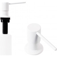 Okrúhly dávkovač REA 300 ml na zabudovanie do drezu - biely