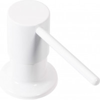 Okrúhly dávkovač REA 300 ml na zabudovanie do drezu - biely