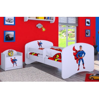 Detská posteľ bez šuplíka 200x90 cm SUPERMAN