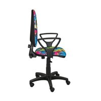 Detská otočná stolička BRANDON - GRAFFITI color