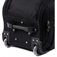 Moderné cestovné tašky CAPACITY - set S+M+L - čierne