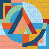 GALISON Štvorcové puzzle Frank Lloyd Wright: Organická geometria 500 dielikov