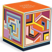 GALISON Štvorcové puzzle Frank Lloyd Wright: Textilné bloky 4x200 dielikov