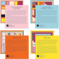 GALISON Štvorcové puzzle Frank Lloyd Wright: Textilné bloky 4x200 dielikov