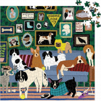 GALISON Štvorcové puzzle Psy v salóniku 500 dielikov