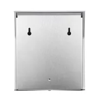 LED solárna lampa s číslom domu - strieborná