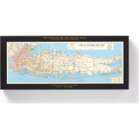 GALISON Panoramatické puzzle Mapa filmového New Yorku 1000 dielikov
