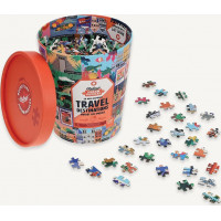 RIDLEY&#39;S GAMES Puzzle Bucket List: 50 obdivuhodných turistických cieľov 1000 dielikov