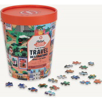 RIDLEY&#39;S GAMES Puzzle Bucket List: 50 obdivuhodných turistických cieľov 1000 dielikov