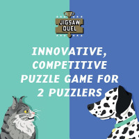 RIDLEY&#39;S GAMES Puzzle Duel Zvieratá: Mačky vs psy 2x70 dielikov