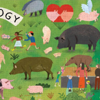 PRINCETON ARCHITECTURAL PRESS Puzzle Pigology 1000 dielikov