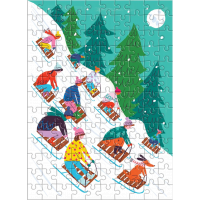 GALISON Puzzle Sánkovanie 130 dielikov