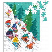 GALISON Puzzle Sánkovanie 130 dielikov