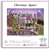 GALISON Puzzle Vianočné námestie 1000 dielikov
