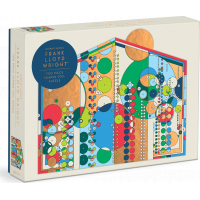 GALISON Tvarové puzzle Frank Lloyd Wright: Midway Mural 750 dielikov
