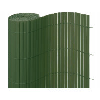 Clona na plot - imitácia bambusu - 140x500 cm zelená