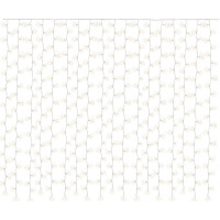 Vianočné svietiace 300 LED záves 3x3m - biely teplý