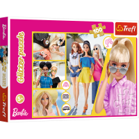 TREFL Trblietavé puzzle Barbie 100 dielikov