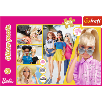 TREFL Trblietavé puzzle Barbie 100 dielikov