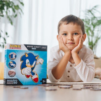 Trefl Wood Craft Junior puzzle Chytrý Ježko Sonic 50 dielikov