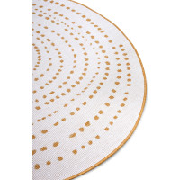 Kusový koberec Twin-Wendeteppiche 105786 Ochrie kruh – na von aj na doma