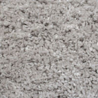 Kusový koberec Shaggy Teddy Grey kruh