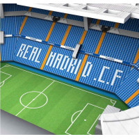 NANOSTAD 3D puzzle Štadión Santiago Bernabéu - FC Real Madrid MINI 47 dielikov