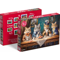 CHERRY PAZZI Puzzle Čajový večierok 1000 dielikov