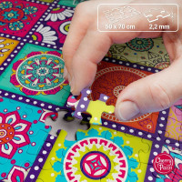 CHERRY PAZZI Puzzle Štvorce s ornamentami 1000 dielikov