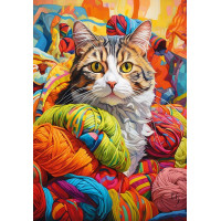 CHERRY PAZZI Puzzle Mačacie vrtochy 500 dielikov