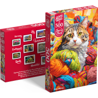 CHERRY PAZZI Puzzle Mačacie vrtochy 500 dielikov