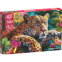 CHERRY PAZZI Puzzle Ležiaci leopard 500 dielikov