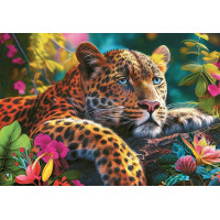 CHERRY PAZZI Puzzle Ležiaci leopard 500 dielikov
