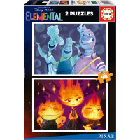 EDUCA Puzzle Medzi živlami 2x48 dielikov