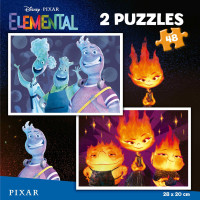 EDUCA Puzzle Medzi živlami 2x48 dielikov