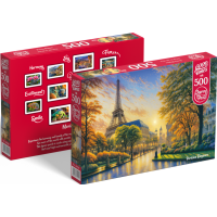 CHERRY PAZZI Puzzle Parížska elegancia 500 dielikov