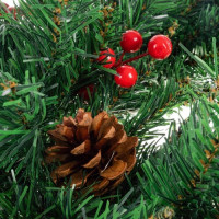 Vianočný dekoračný veniec 60 cm - šišky a plody