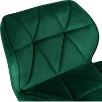 Barová stolička GRAPPO VELVET - zelená