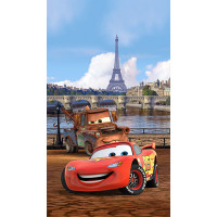 Detský záves DISNEY - CARS v Paríži - 140x245 cm