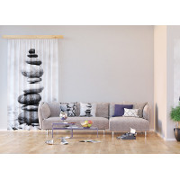 Dizajnový záves - Kamene - 140x245 cm