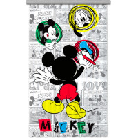 Detský záves DISNEY - Mickey kreslí - 140x245 cm