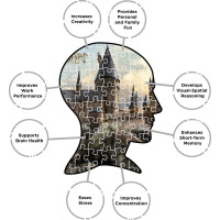 AQUARIUS Puzzle Harry Potter: Bradavice 3000 dielikov