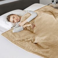 Vyhrievaná deka TERO 160x130 cm - béžová