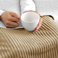 Vyhrievaná deka TERO 160x130 cm - béžová